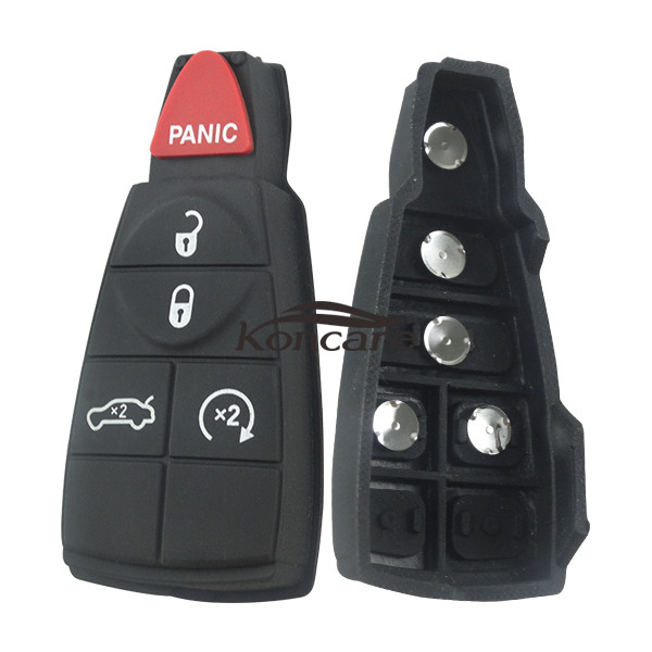 For Chrysler 4+1 remote key blank pad