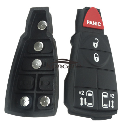 For Chrysler 4+1 remote key blank pad