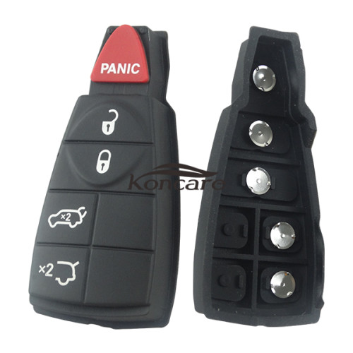 For Chrysler 4+1 remote key blank pad