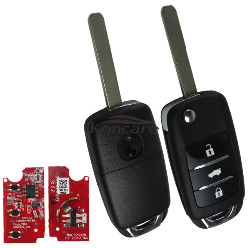 For Changan Yizhishang 3 button  15 model folding remote key with 433mhz 