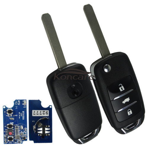 For Changan Yuexiang 3 button  V7 folding remote key  with 433mhz,pcb is  ak01  