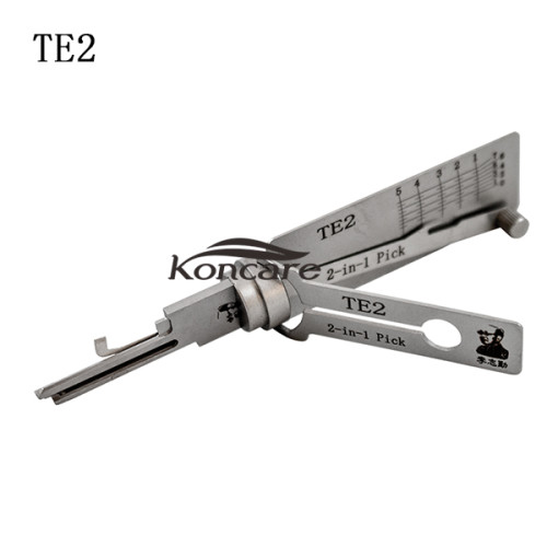 TE2 lishi 2 in 1 decode and lockpick tools