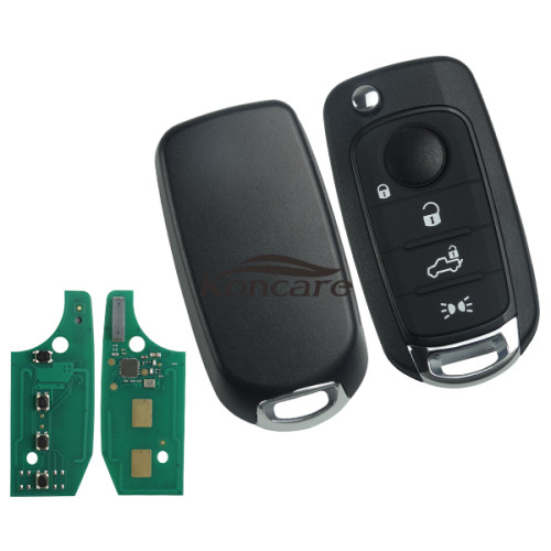 For Fiat 4 button flip remote key with MQB 48 chip 434mhz