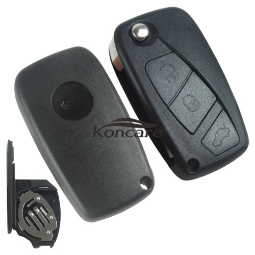 For Fiat 3 button remtoe key blank with special battery clamp