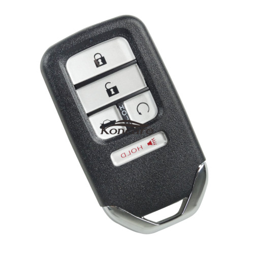 For Honda 4+1 button remote key shell with blade