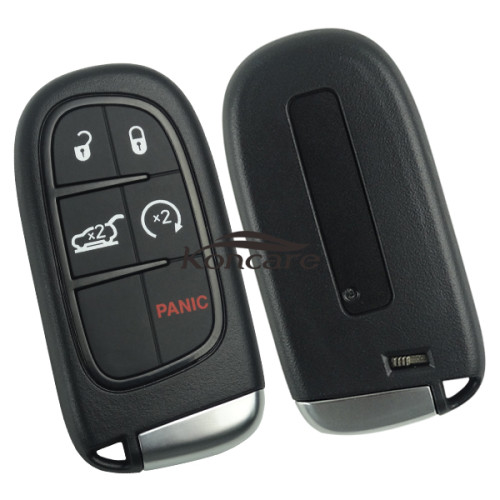 For Jeep 5 button smart key with 433mhz with 4A chip for Jeep renegade with CY24 blade FCC:M3N-40821302