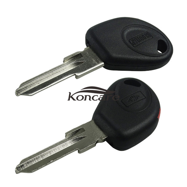 Iveco transponder key blank with right blade