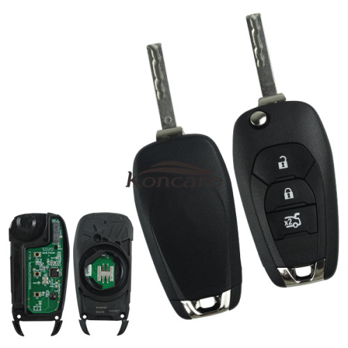 For Chevrolet original 3 button remote key HITAG AES NXP61M02 chip-434mhz