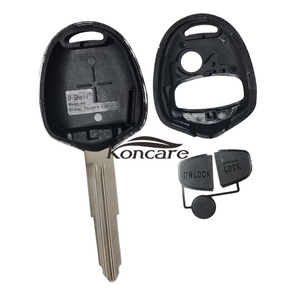 For Mitsubishi upgrade 3 button key shell with right MIT11R blade