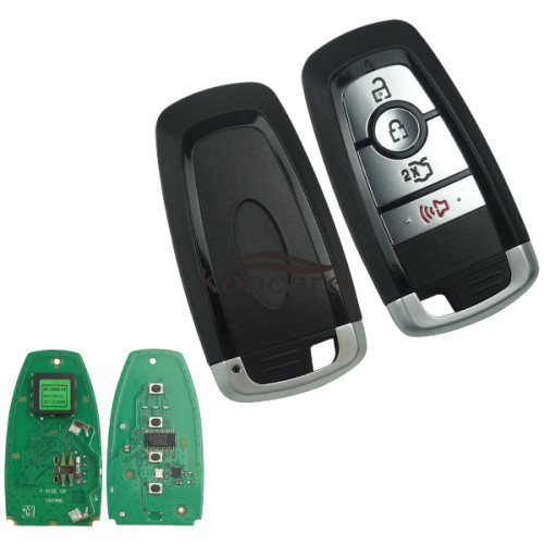 For 2020 original Ford Mustang Cobra Way 3+1button Smart key 4B 315mhz 49 chip
