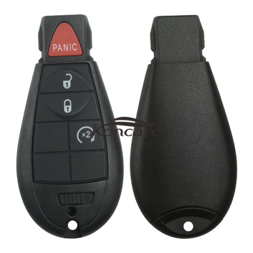 For Chrysler 3+1 button remote key with PCF7961M/HITAG AES /4A chip with 433MHZ for 2014-2019 JEEP CHEROKEE FCC:CQ4-53T IC:1470A-34T PN:68105083