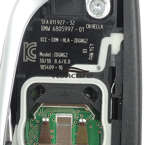 Original For BMW X5 3 button keyless remote key for Korea car 434mhz PCF7953P chip Model:IDGNG2 KCC-CRM-HLA-IDGNG2