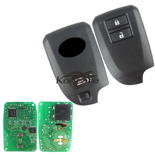 original Toyota 2 button remote key with 434mhz with AES 8A chip