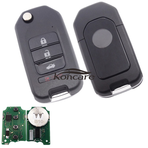 For Honda style 3+1 button remote key B10-3+1 for KD300 and KD900 to produce any model remote