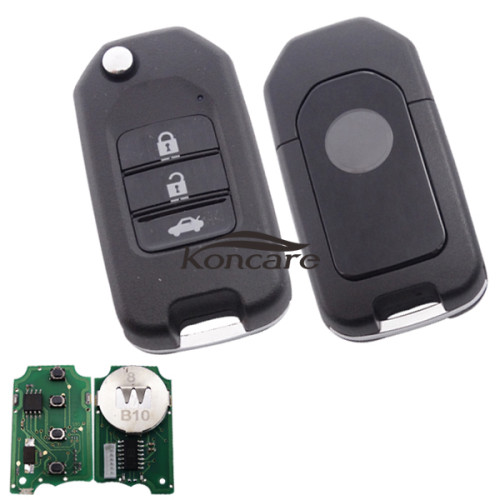 For Honda style 3 button remote key B10-3 for KD300 and KD900 to produce any model remote