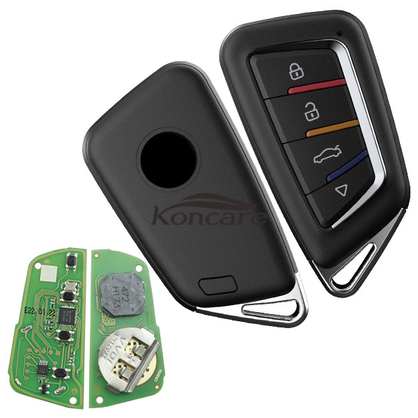 Xhorse Universal 4 Buttons Wire Remote Car Key English Version XSKF30EN