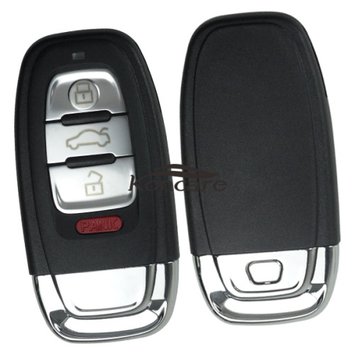 For Audi keyless 3+1 button remote key with 434mhz/315mhz For Audi A6, A8, Q3,Q5,Q7, only your remote key is like this, all remote key can use