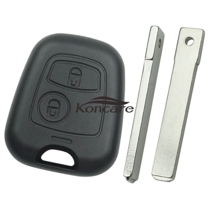 For Citroen 2 button remote key without 