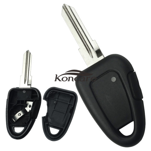 For Fiat 1 button remote key blank 