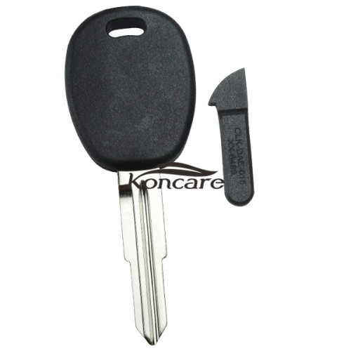 Daewoo transponder key blank with right blade ,can put TPX long chip 