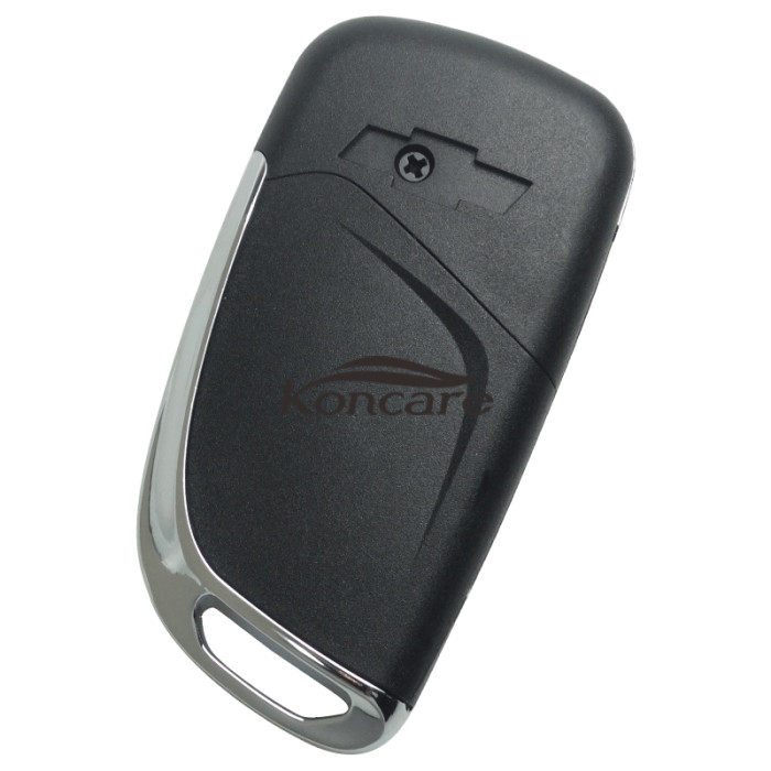 Chevrolet modified 2 button folding remote control key shell with hu100 blade 