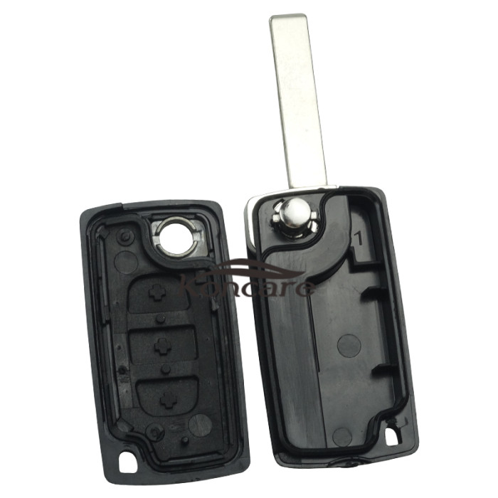 For fiat 3 buton remote key blank without battery HU83-SH3-VAN  