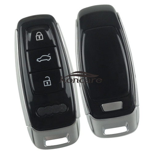 Original Audi 3 button remote key blank with blade,it is Painted 