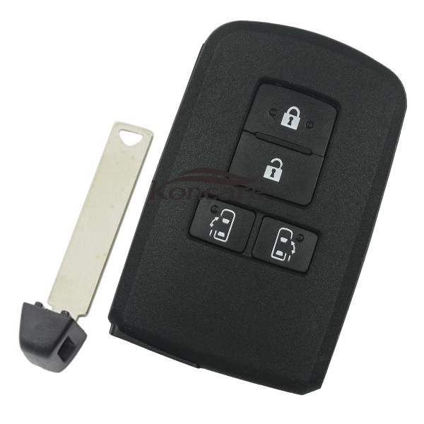 4 button remote key shell ,the button is square