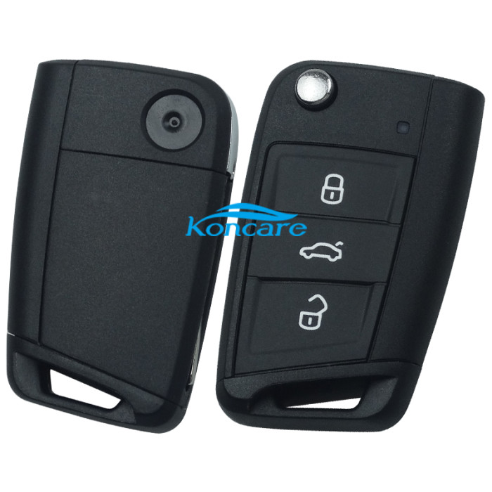 3 button remote key shell with HU162 blade, the pin hole is same as original shell 