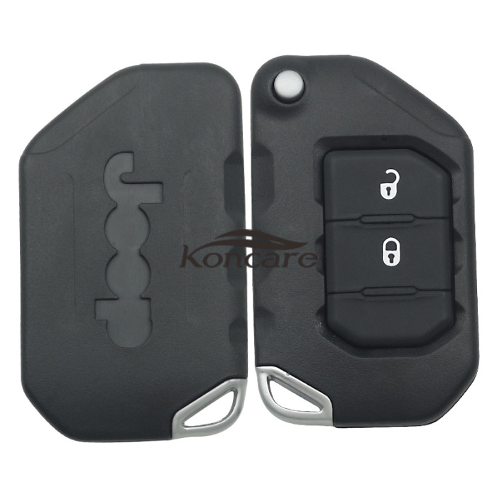 Jeep 2 button remote key blank with logo 
