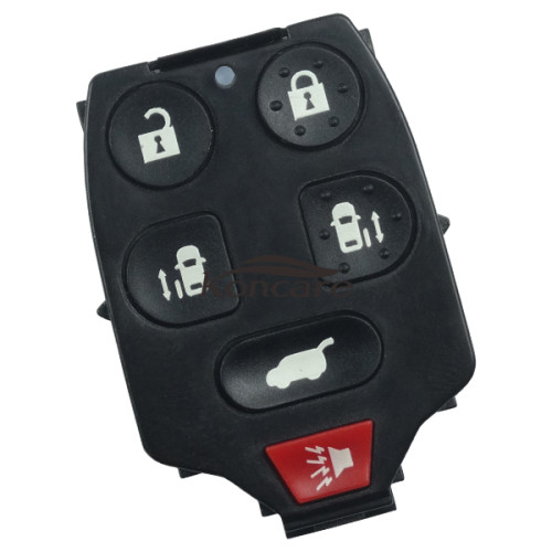 Original Honda 5 button remote key with 434mhz ,aftermarket key shell 
