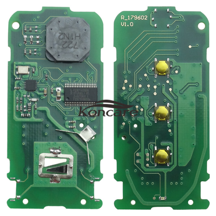 Mitsubishi 3 button keyless smart remote key 433.92MHz FSK 