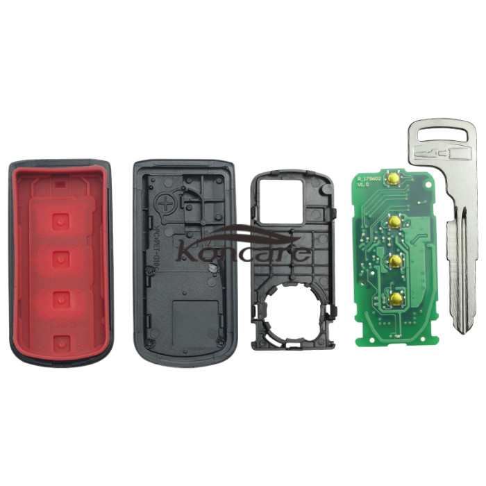 Mitsubishi 3+1 button keyless smart remote key 433.92MHz FSK 