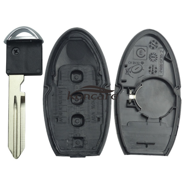 For Nissan 4 button flip remote key blank for old modol before 2004