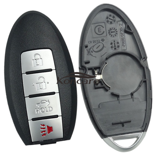 4 button remote key blank for new model no logo