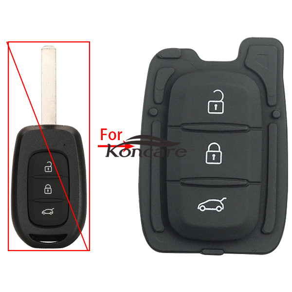 Renault 3 button blank pad for remote key shell 