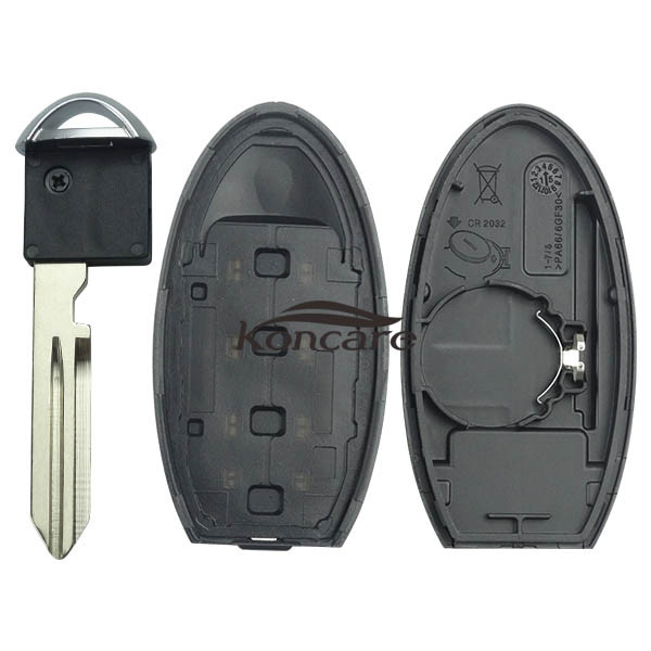 For Nissan 4 button remote key blank for new model with trunk button