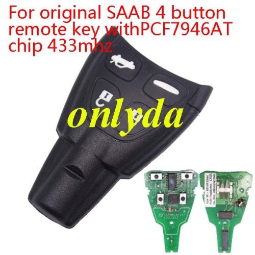 For original PCB 4 button 433MHZ with PCF7946 chip