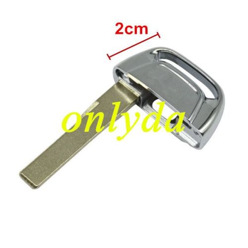 For Audi 3 button key shell with blade width 2.0cm