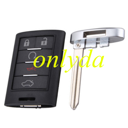 For Cadillac 5 button remote key Shell