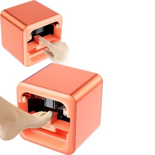 The world's first one finger and toe 2 in 1 nail printer .