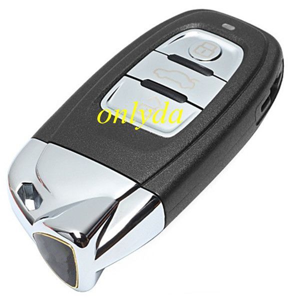 3 button keyless modified key shell with blade