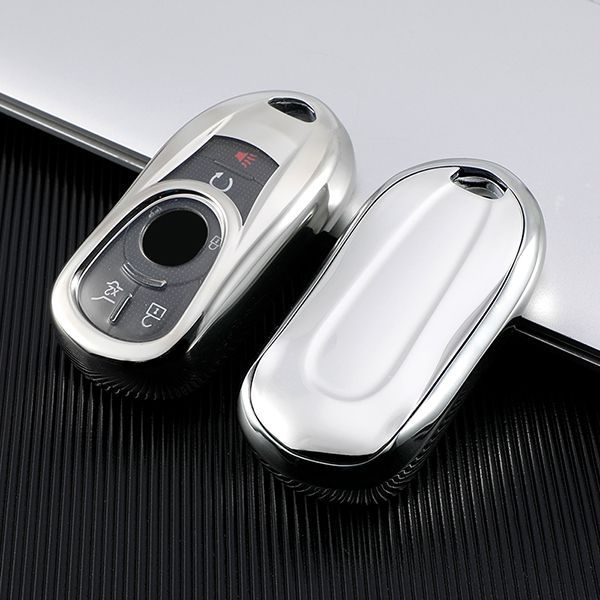 for Buick Chevrolet TPU protective key case black or red color, please choose