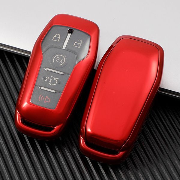 for Ford TPU protective key case black or red color, please choose