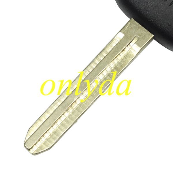 For toyota 1 button remote key with light hole with TOY43 blade