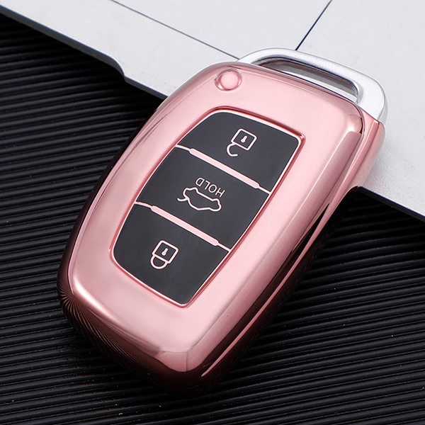 Hyundai Leading, Sonata nine, Tucson, Langdong 3 button TPU protective key case, Truck button on the middle, please choose the color