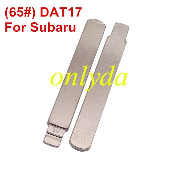 KEYDIY brand key blade 65# DAT17 For Subaru