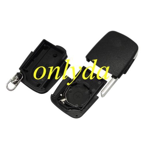 For Audi big battery, 3 button remote key blank part without panic 2032 model