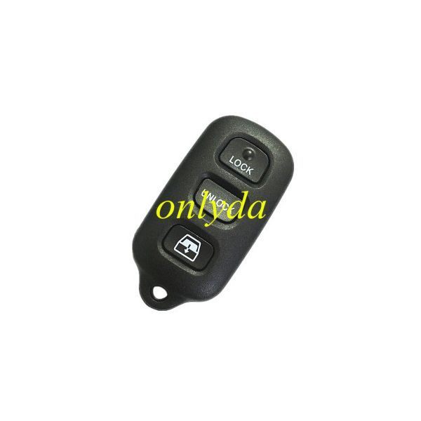 For toyota 3+1 button key blank the panic button is square