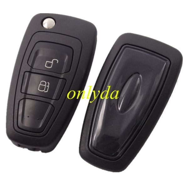 for Focus flip 2 button remote key blank with HU101 blade